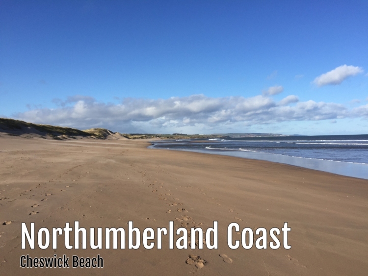 Cheswick Beach on the Northumberland Coast