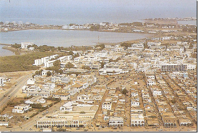 Djibouti Town From The Air, 1980s