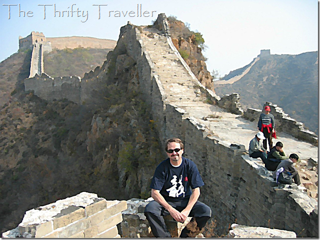 Thrifty Traveller at the Great Wall 2004