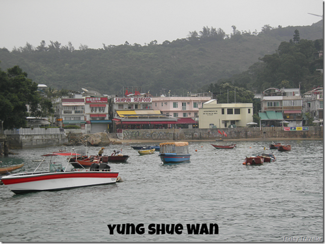 Yung Shue Wan seen from the ferry jetty.