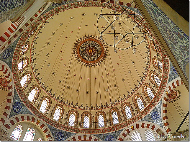 Dome interior at Rustem Pasha