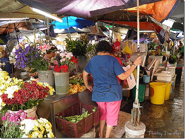Cut Flower Stall at Pudu Market