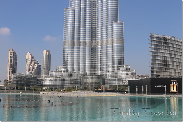 Man-made 30 acre lake at Burj Khalifa, Dubai
