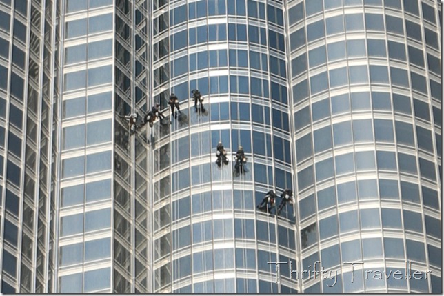 Window Cleaners at Burj Khalifa, Dubai