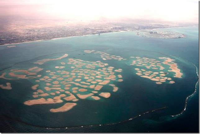 The World, Dubai (looks less than 300 islands)