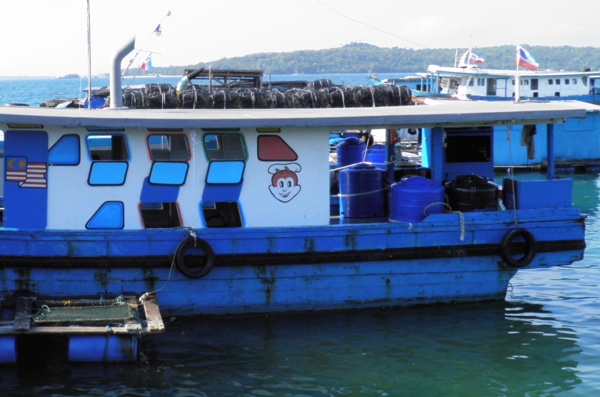 Jollibee Logo on Malaysian Fishing Boat