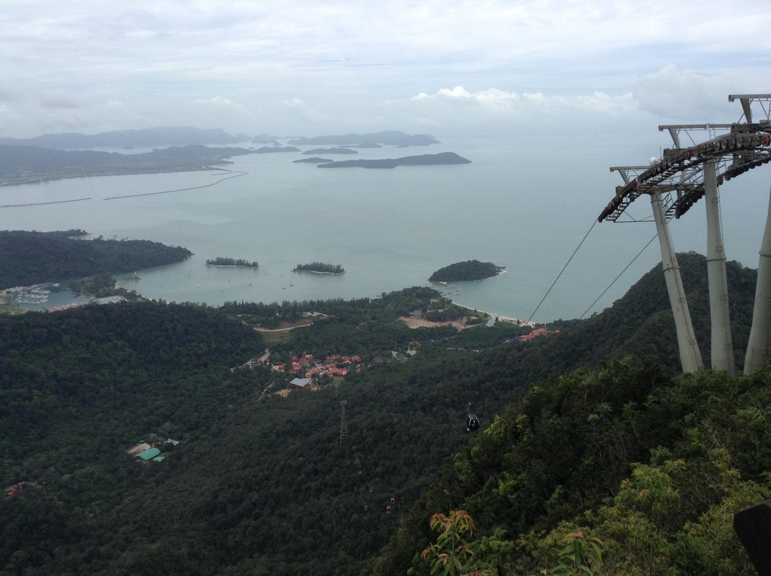 View from Langkawi SkyCab Middle Station.
