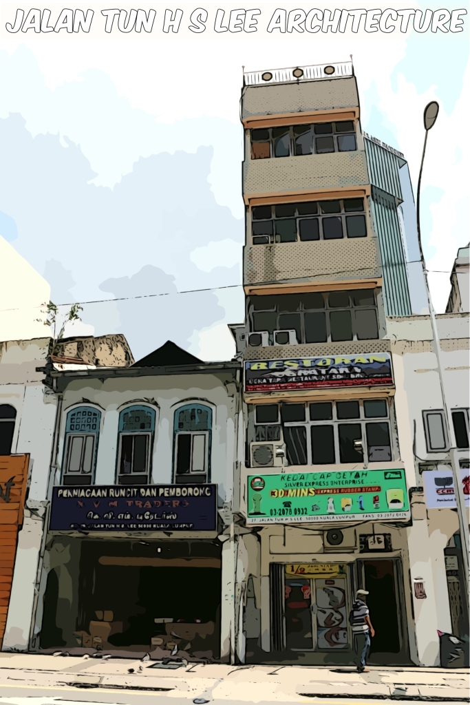 Old shophouses exist alongside modern towers. There’s nothing twee about this street.