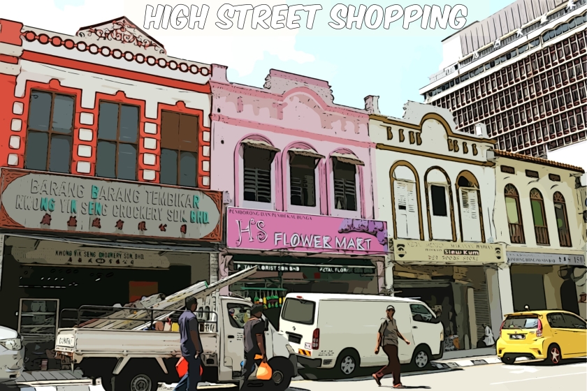 Whatever you want to buy, there’s probably a shop selling it in Jalan Tun HS Lee.  