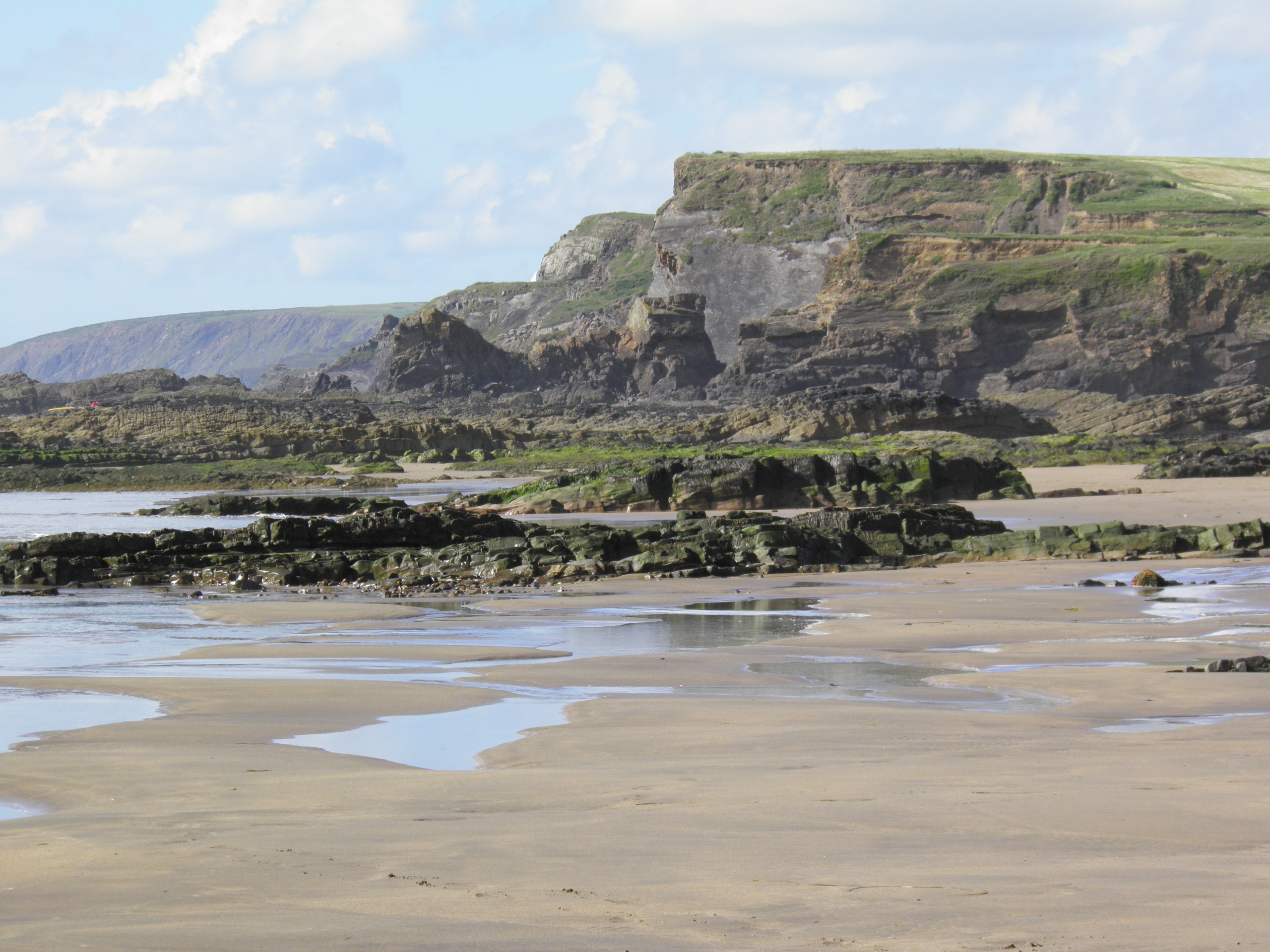 The beach at Bude.