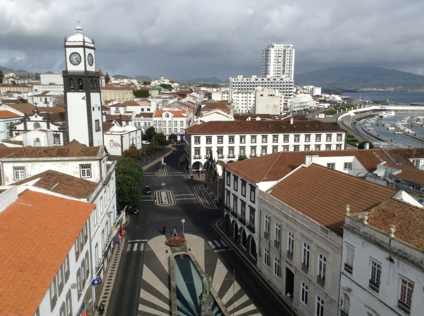 View of downtown Ponta Delgada.