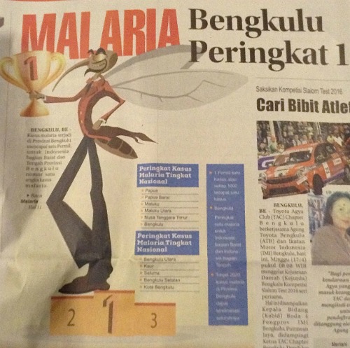 Bengkulu's malaria problem
